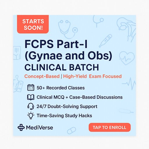 FCPS Part-I (Gynae and Obs) CLINICAL BATCH