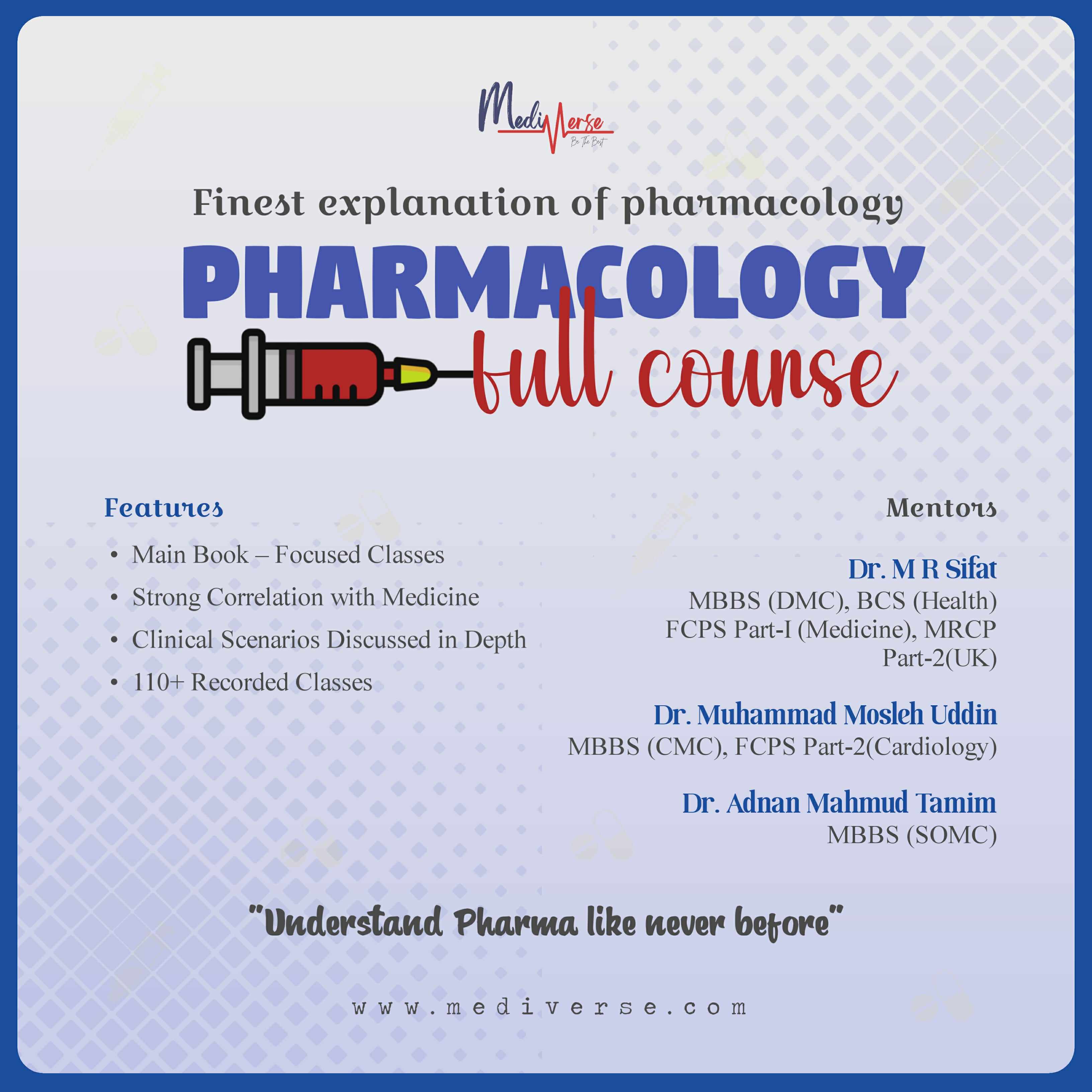 Pharmacology Full Course