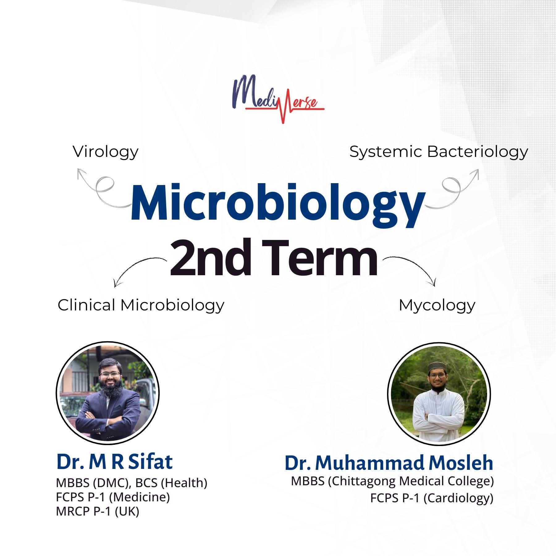 Microbiology 2nd term (Bacteriology,Virology)